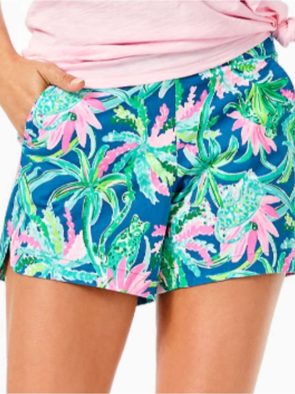 NWT Lilly Pulitzer 5" Ocean View Short sweet escape size XL